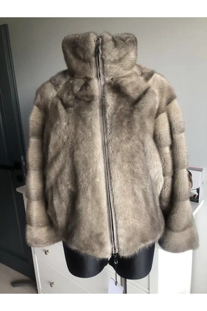 Norková fashion bunda se zipem