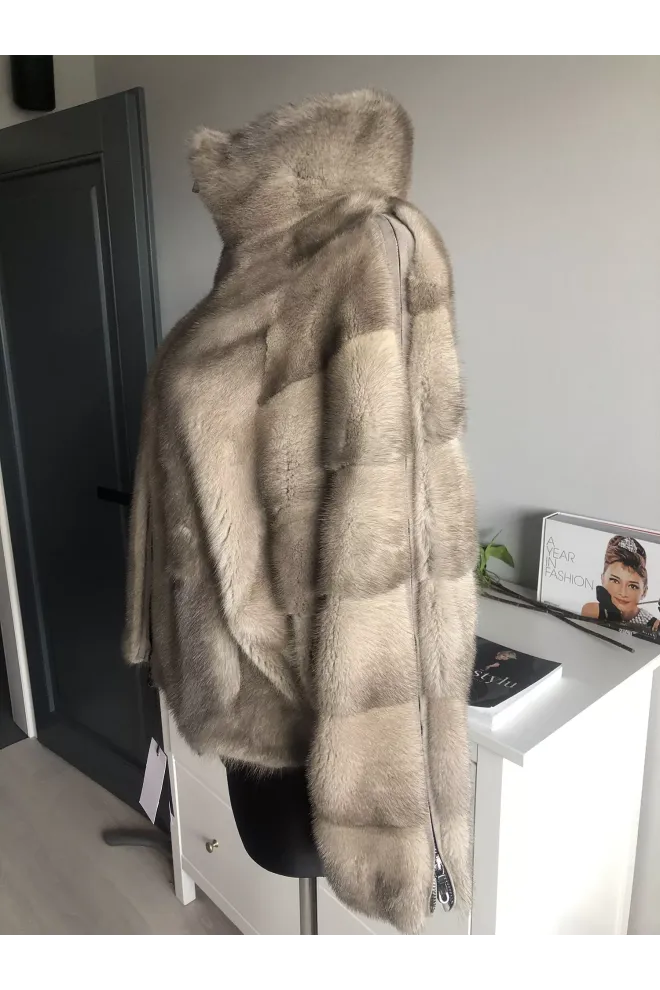 Norková fashion bunda se zipem